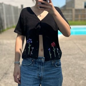 Floral cardigan